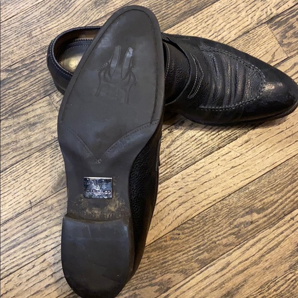 Di Bianco Black Loafers Size 11